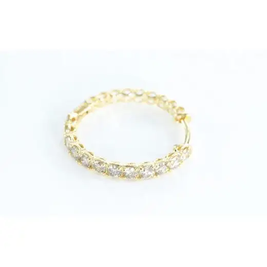 K18YG　ダイヤモンド　ピアス　1.0ct　17783B　K18　D　PE