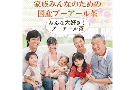 048-85　国産プーアール茶　茶流痩々　低カフェイン茶葉使用（5g×10包）×3袋セット