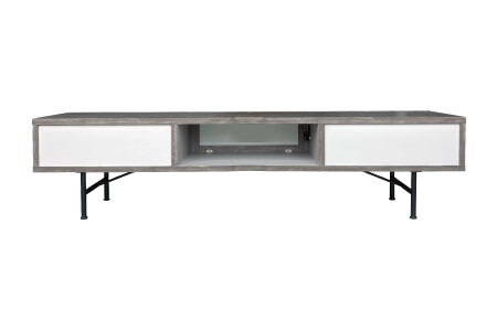 セロ 180TVボード ダークグレイ【テレビボード 完成品 家具 AV機器】(H062281)