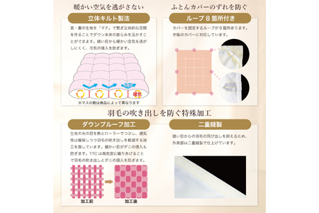 【春夏用】洗える羽毛布団 羽毛布団 セミダブル 肌掛け 肌掛け布団 ダウン 夏 春 肌掛け ホワイトダックダウン 85% 0.4kg (無地 アイボリー) [川村羽毛 山梨県 韮崎市 20743632]