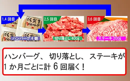 【6回定期便】「お一人様オススメ」佐賀牛定期便【フルーム】[FAZ014]