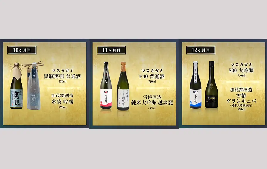 【定期便12ヶ月毎月お届け】【20セット限定】 日本酒3蔵飲み比べセット 24本（720ml×2本×12ヶ月）《2027年1月～順次出荷》