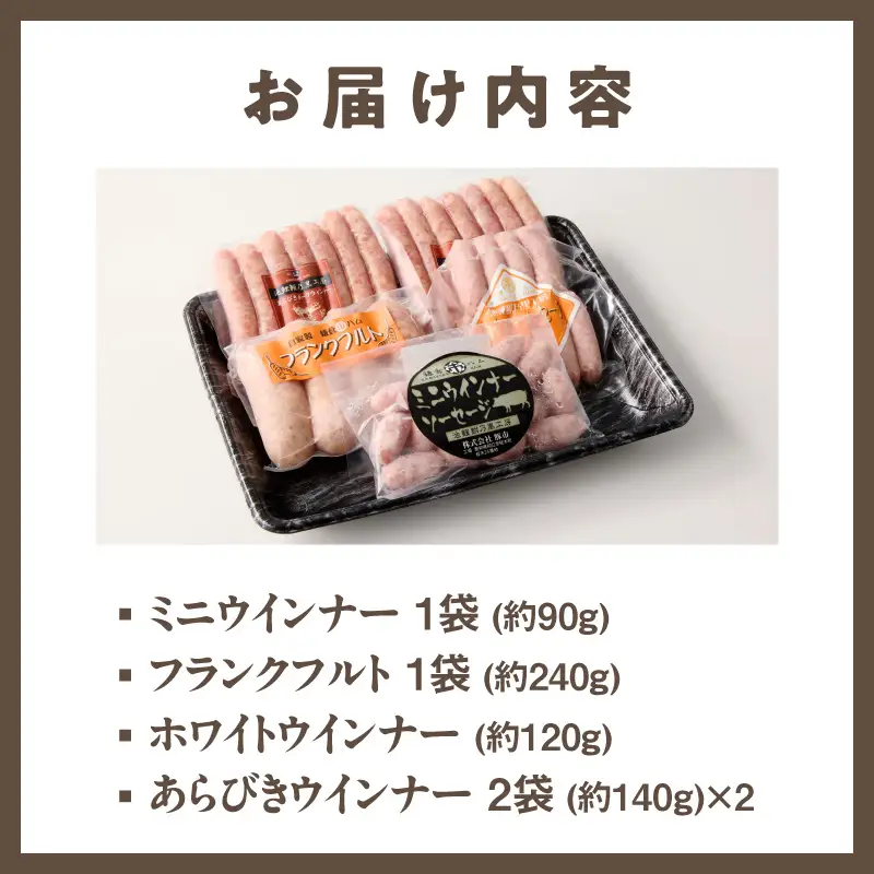 池鯉鮒乃黒工房ウィンナーグルメセット（2119）