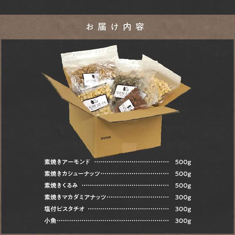 【福箱★2027】オリジナルナッツ詰め合わせ2.4kg H059-209