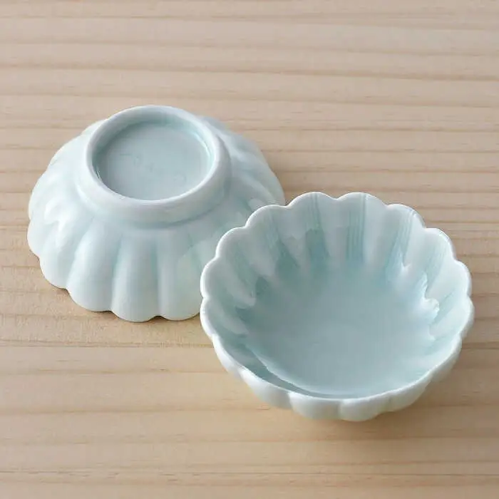 【波佐見焼】青白磁 hana 小鉢 3個セット 食器【正右衛門窯】[BG06] 波佐見焼