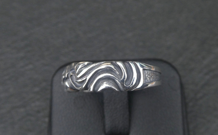 Medium  undulation  ring ミディアム アンジュレーション リング ｜ 指輪 大きな うねり を 表現 シンプル 細身 普段使い しやすい モチーフ シルバー アクセサリー 925 ハンドメイド 選べる サイズ ジュエリー アクセ ファッション 人気 シンプル ギフト プレゼント 年末年始 お中元 お歳暮 内祝い 快気祝い