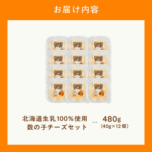 北海道生乳100%使用数の子チーズセット 数の子 チーズ 生乳 おつまみ 洋食 冷凍 3種のチーズ小分け 北海道 函館市 ふるさと納税_HD109-004