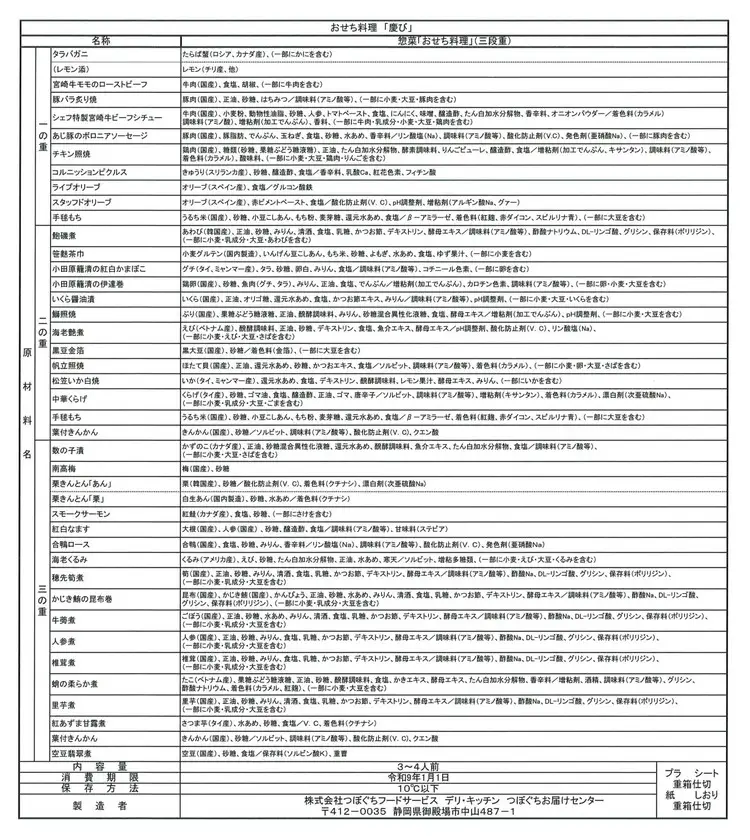 つぼぐち自慢の極上おせち「慶び　よろこび」◇　※離島への配送不可　※2026年12月31日にお届け