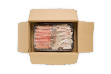 生食可！カット済み生ずわいがに約1.2g(お刺身・焼きガニ・カニ鍋等) B-11099