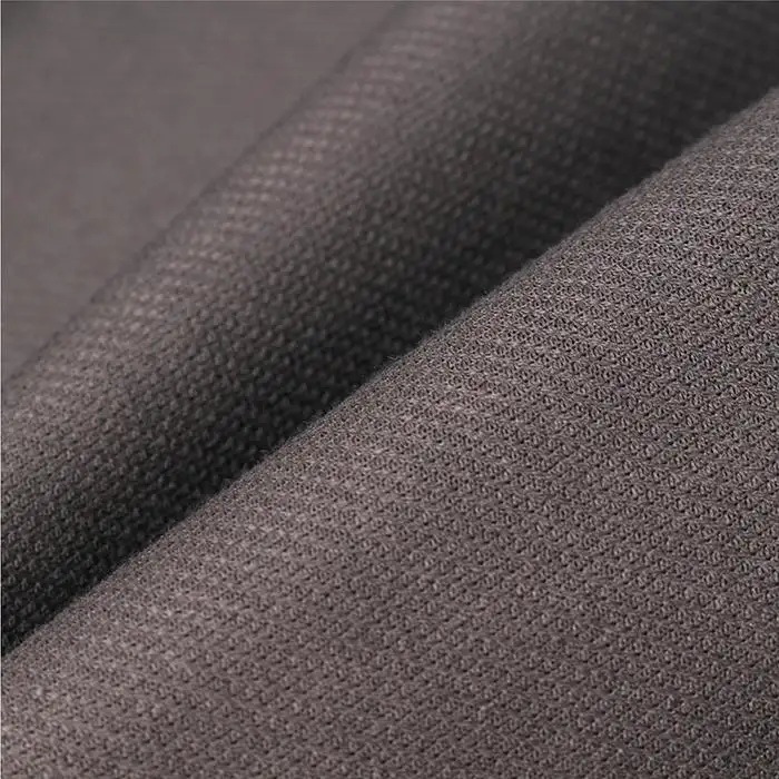 DJS-787 decollouomo メンズドレスシャツ 長袖（生地／オーヴァーチュア）クラシックタイプ　エベーヌグレー／LXLサイズ