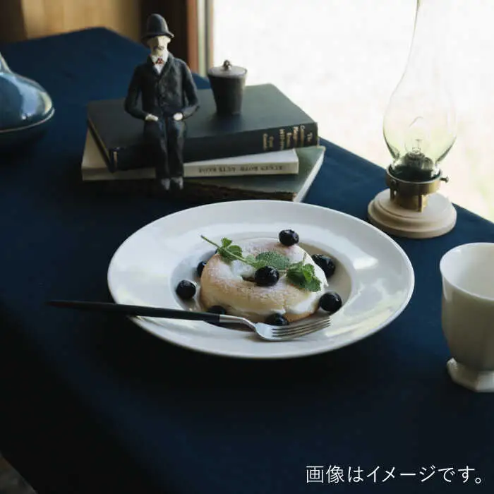 【波佐見焼】ハット深皿 ミルク色 2枚セット 食器 皿【イロドリ】[KE45] 波佐見焼