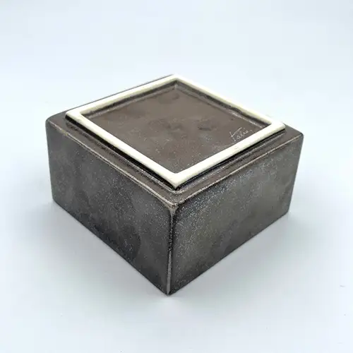 角鉢 磁器製 黒 No.188
