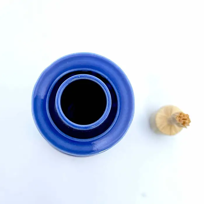 wave 磁器製 茶道具 青 No.208