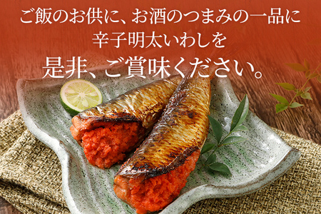 辛子明太 いわし 10尾 セット (2尾×5パック) 魚介類 惣菜 加工品 明太子 辛子明太子 めんたいこ 鰯 いわし明太 おかず 冷凍 送料無料