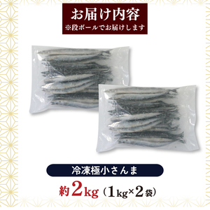 極小 さんま 2kg 1kg×2袋