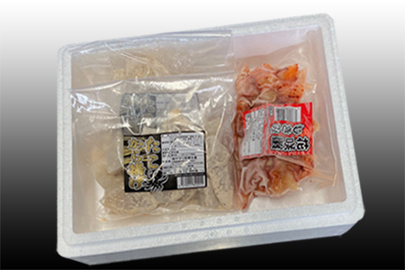 【北海道根室産】たこ唐揚げ250g×3P、花咲かにむき身300g×1P C-30073