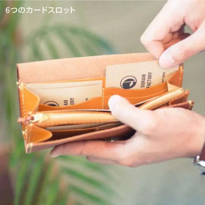 mano 長財布 / 革 レザー メンズ / レディース 13001 《糸島》【Duram Factory】 ドゥラムファクトリー [AJE056]