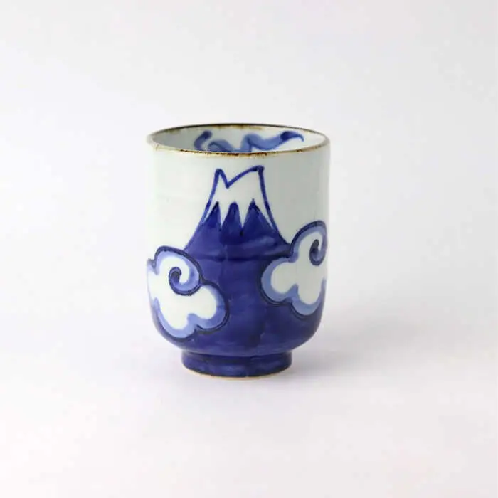 【波佐見焼】富士山 湯呑 ペアセット 食器 皿【翔芳窯】[FE270] 波佐見焼