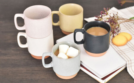 【美濃焼】北欧マグ ペアセット 選べる2色【金正陶器】食器 マグカップ コーヒーカップ ティーカップ ティータイム くすみカラー [MAK055]
