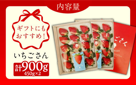 【2027年1月発送開始】いちごさん（450g×2パック） / フルーツ 苺 / 佐賀県 / JAからつ 唐津うまかもん市場 [41ABCA002]