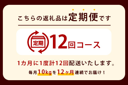 【お米の定期便12回】那賀町のお米 あきさかり (玄米) 10kg×12回 計120kg【徳島県 那賀町 相生 国産 玄米 あきさかり 10kg 10キロ 120kg 120キロ 産地直送】YS-23