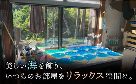 レジンアート 濱村裕二作 ブルーシーロングビーチ＜Studio KAI＞ [CDH028]