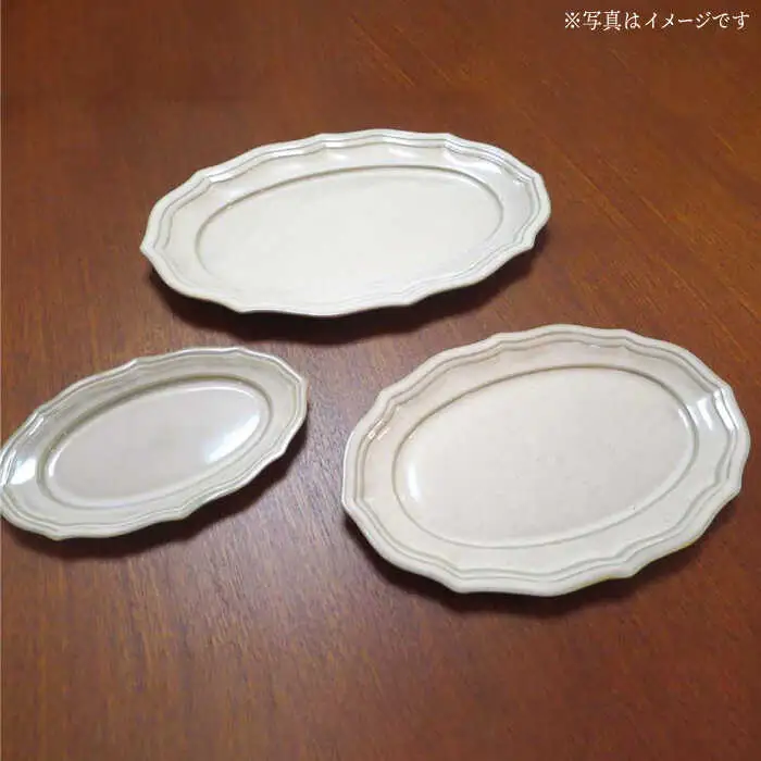 【波佐見焼】h+チタン釉 レリーフ プレート Sサイズ 3枚セット 食器 皿 ケーキ皿【堀江陶器】[JD179] 波佐見焼
