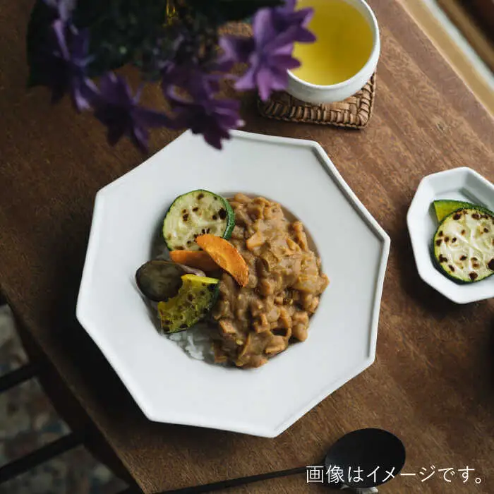 【波佐見焼】八角皿 白マット釉 2枚セット 食器 皿【イロドリ】[KE56] 波佐見焼