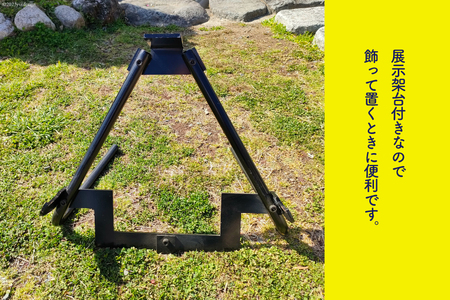 【テレビで紹介されました】オリジナル マンホール 蓋 展示架台【町への設置権付】