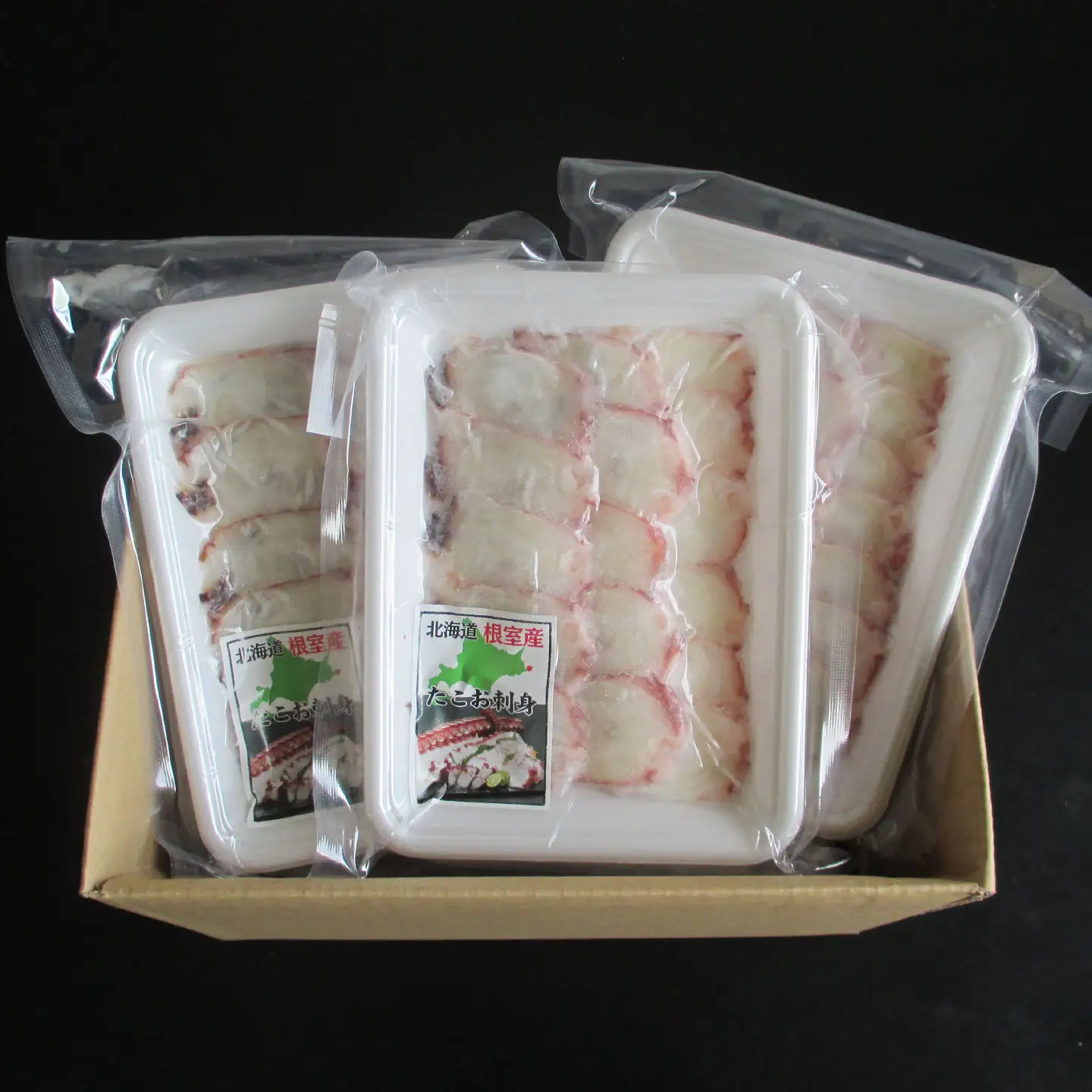 【北海道根室産】たこお刺身スライス120g×7P A-19011