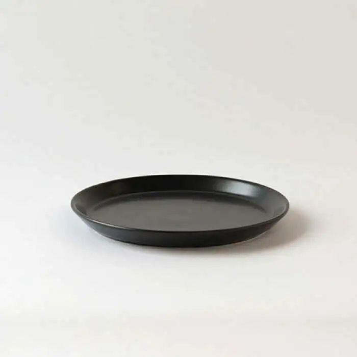 【波佐見焼】ベルシリーズ プレートS(15cm)/M(21cm) スープカップ 3点セット マットブラック 食器【康創窯】[LD13] 波佐見焼