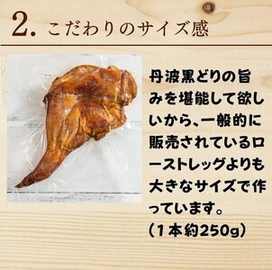 鶏肉 地鶏丹波黒どり ローストレッグ 4本 鶏肉 鶏肉 鶏肉 鶏肉 訳あり鶏肉