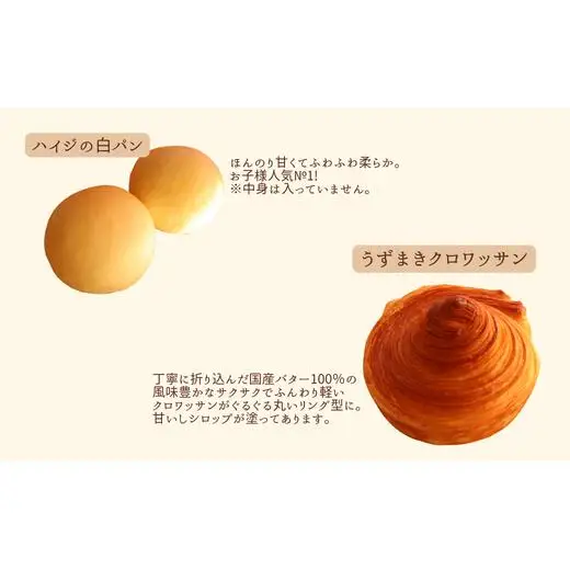 【国産小麦・バター100%】ナカタケ人気モーニングパンセット（8種類） 2025/9/19～