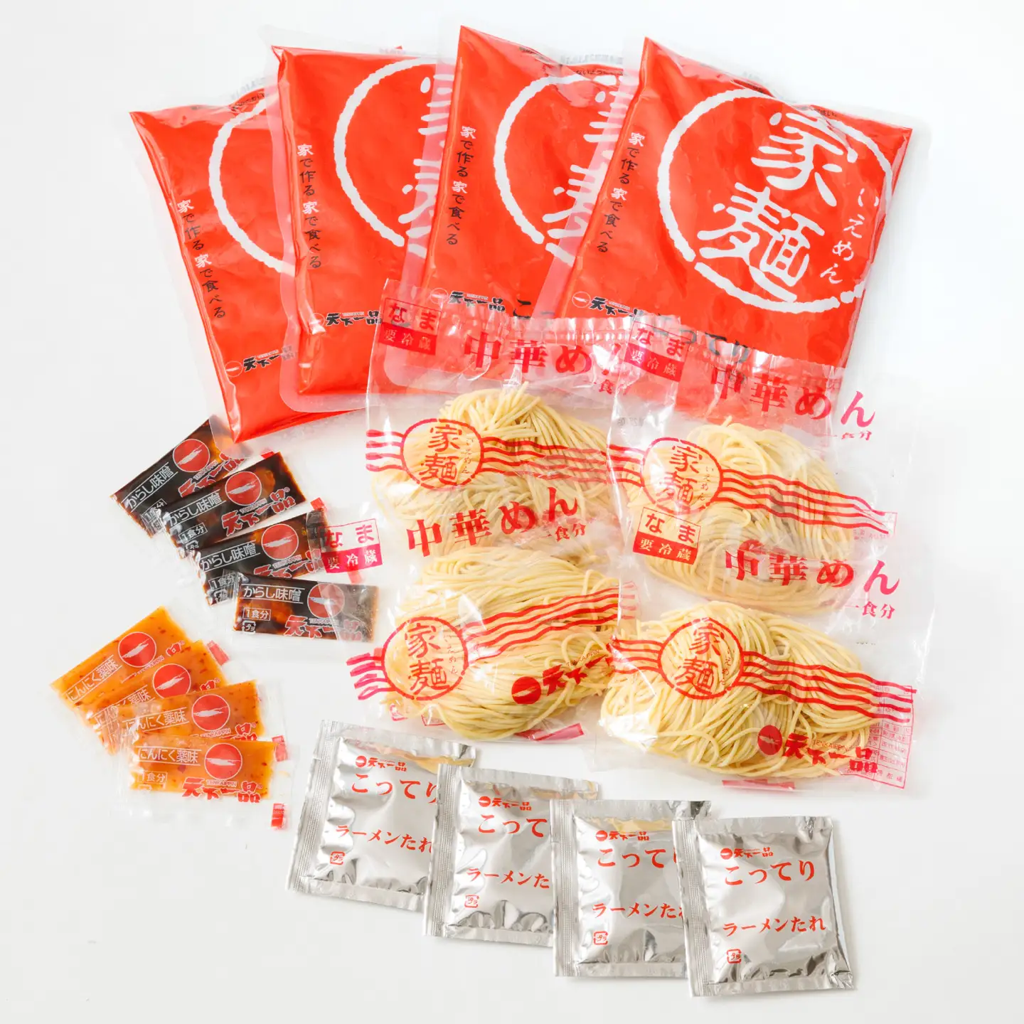 天下一品 家麺 ラーメン こってり ４食セット [CU003]  | 天下一品