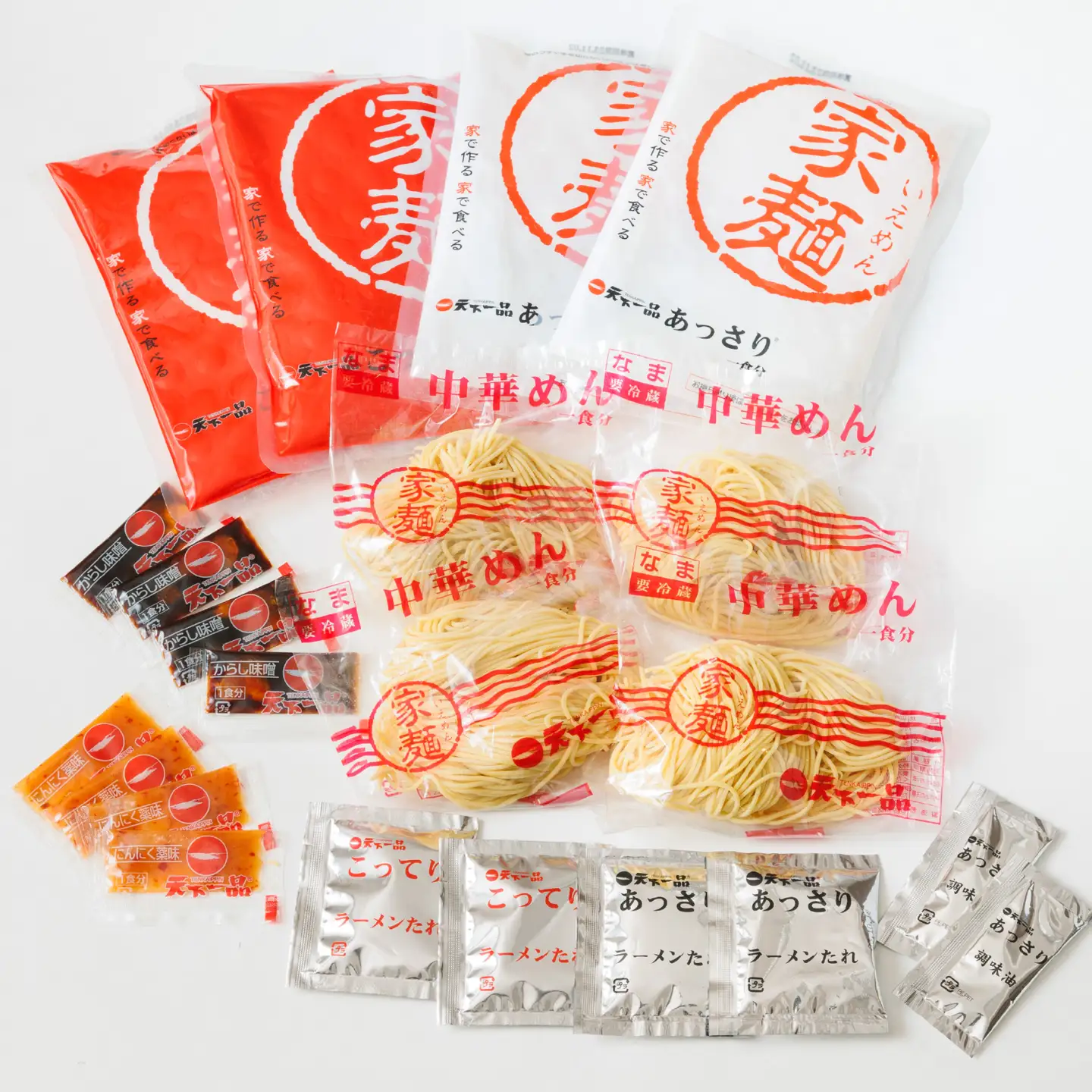 【天下一品】家麺 ラーメン ミックス ４食セット[CU007] | 天下一品ラーメン 天下一品 こってり あっさり