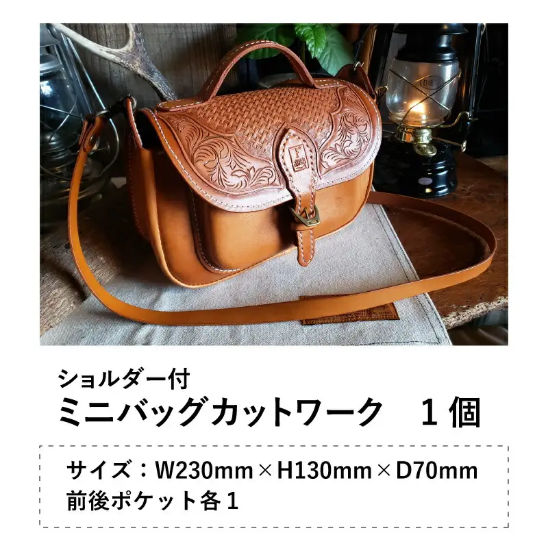ミニバッグカットワーク（ショルダー付）[K-027004] [BFAJ079]