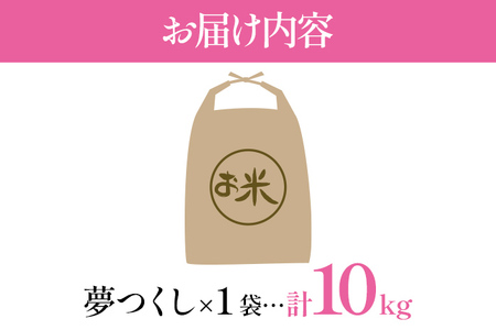 令和6年度産 福岡県産 夢つくし 10kg 1袋 白米 お米 ご飯 米 精米 送料無料 お取り寄せグルメ お取り寄せ 福岡 お土産 九州 福岡土産 取り寄せ グルメ 福岡県