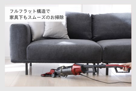 サイクロンスティック型クリーナー ルビーレッド (TC-5147R)