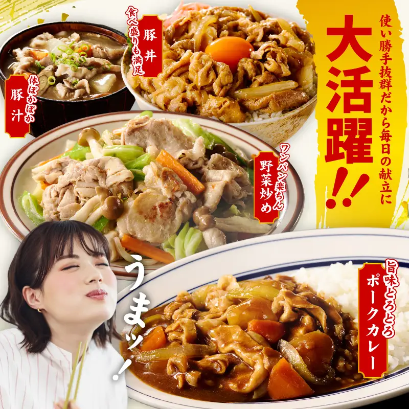 国産 豚肉 もも スライス 2.7kg 小分け 300g×9P 氷温熟成×極味付け
