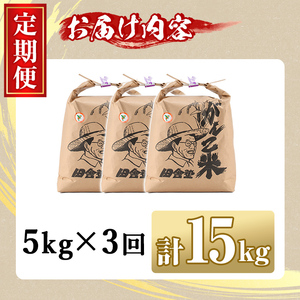 【D7059】＜令和7年産 先行予約！＞《定期便・全3回》田舎塾特別栽培米「がんこ米ゆめぴりか」(5kg×3回・計15kg) 【2025年10月中旬以降順次発送】 米 お米 白米 北海道産 北海道米 ゆめぴりか 特A 一等級 ごはん おこめ コメ 単一原料米 定期便 【田舎塾】