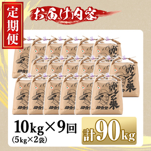 【F7032】＜令和7年産 先行予約！＞《定期便・全9回》田舎塾特別栽培米「がんこ米ゆめぴりか」(10kg×9回・計90kg) 【2025年10月中旬以降順次発送】 米 お米 白米 北海道産 北海道米 ゆめぴりか 特A 一等級 ごはん おこめ コメ 単一原料米 定期便 【田舎塾】