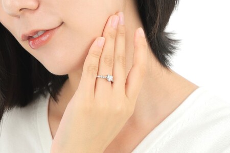 【一点もの】ダイヤモンド（1.09ct）プラチナリング　R72　K05103-H