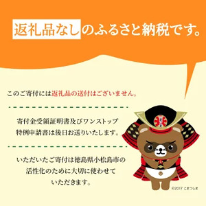 徳島県小松島市 【 返礼品なしの寄附】2,000円 返礼品なし