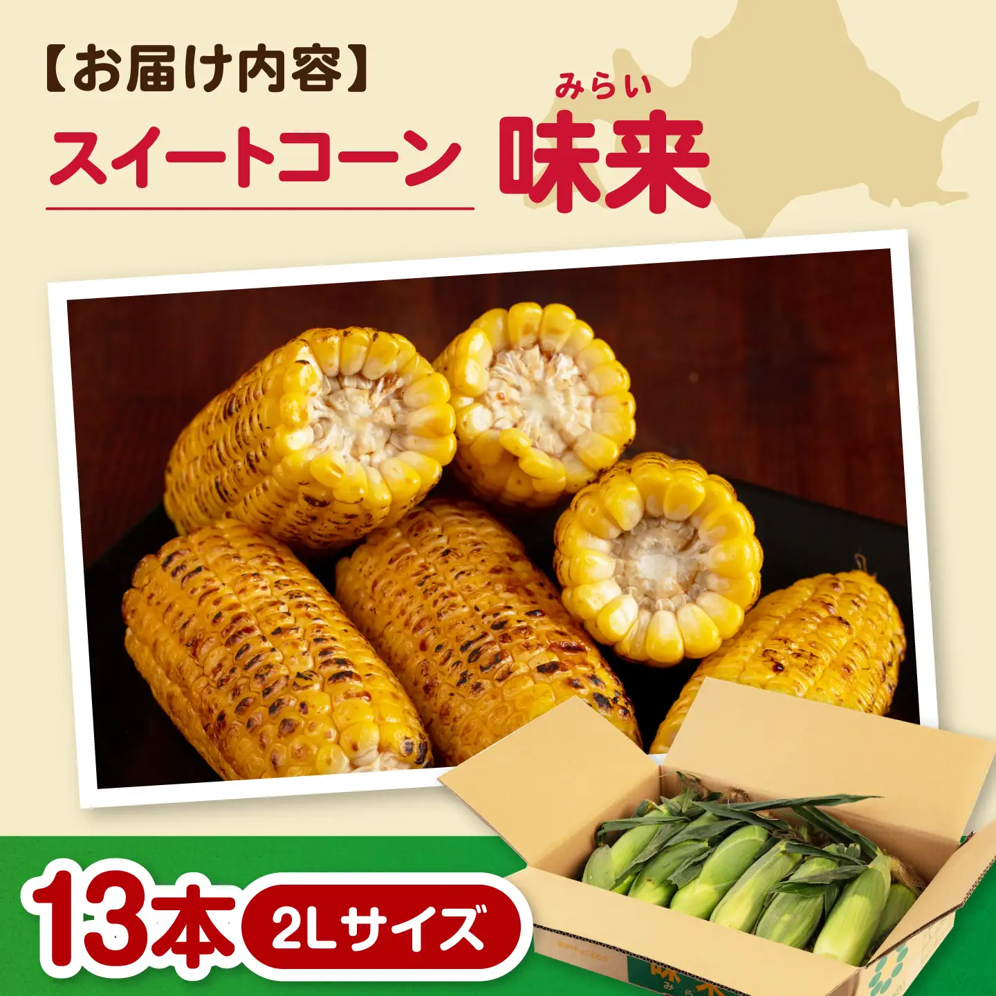 【先行予約】とうもろこし 味来 13本 [AJAK006] とうもろこし