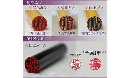本象牙ミニ印鑑　10.5mm丸35mm丈　プラスチックケース入り [5839-1918]