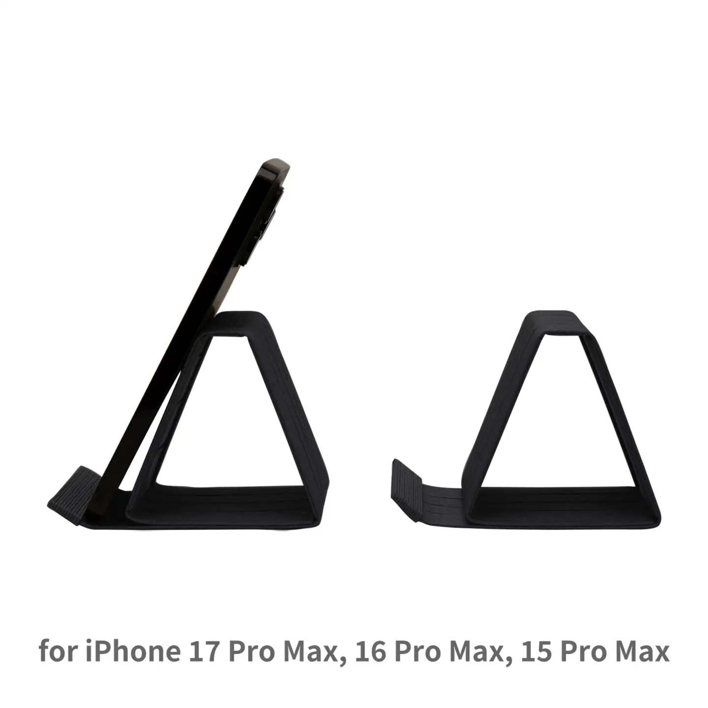 和紙のスマホスタンド iPhone 17 Pro Max 対応 ブラック 岩手県奥州市産 バンドシー Bandc for iPhone 17 Pro Max, 16 Pro Max, 15 Pro Max, 15 Plus, 14 Pro Max, 14 Plus, 13 Pro Max, 12 Pro Max, 11 Pro Max, 11, XS Max, XR [AR176]