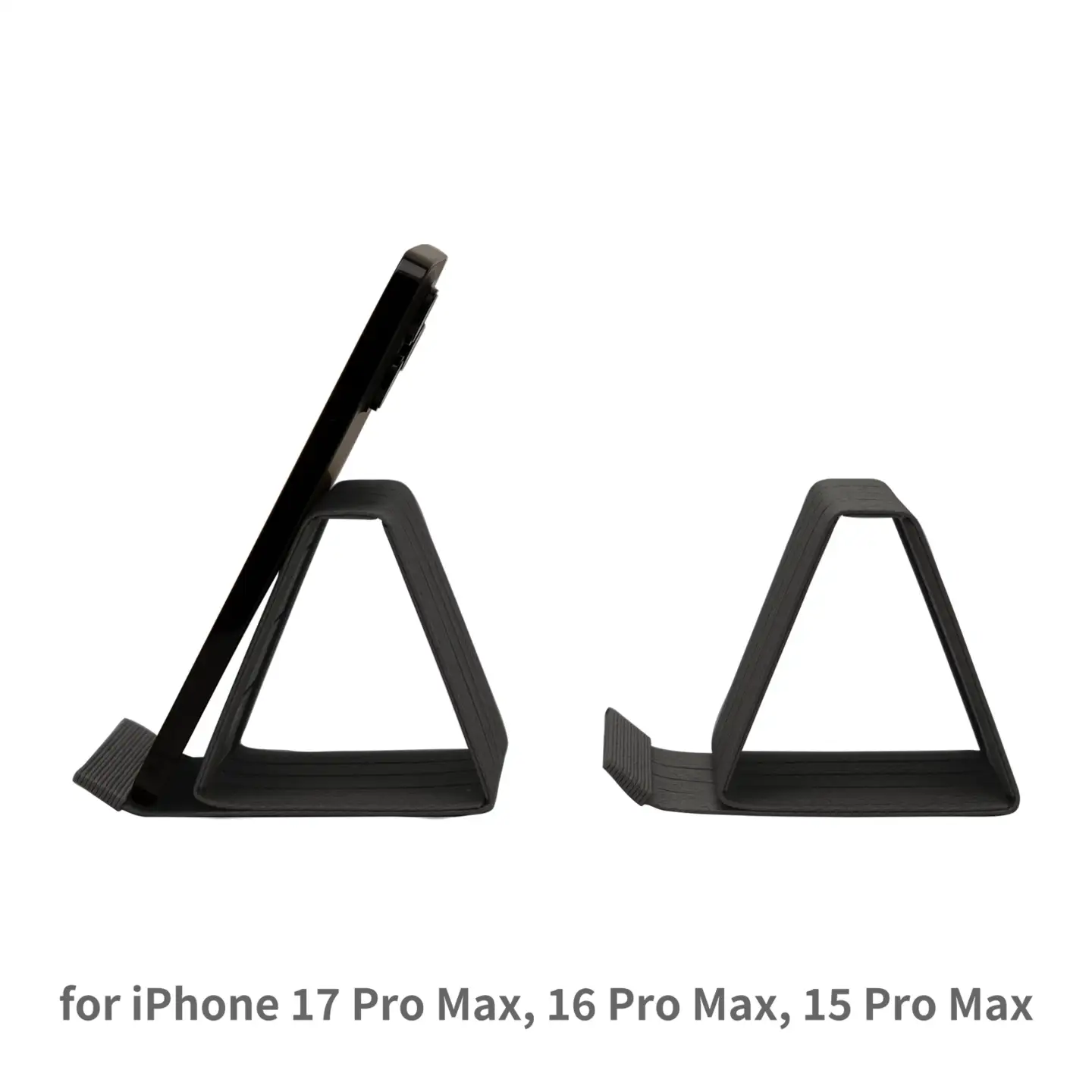 和紙のスマホスタンド iPhone 17 Pro Max 対応 チャコールグレー 岩手県奥州市産 バンドシー Bandc for iPhone 17 Pro Max, 16 Pro Max, 15 Pro Max, 15 Plus, 14 Pro Max, 14 Plus, 13 Pro Max, 12 Pro Max, 11 Pro Max, 11, XS Max, XR [AR179]