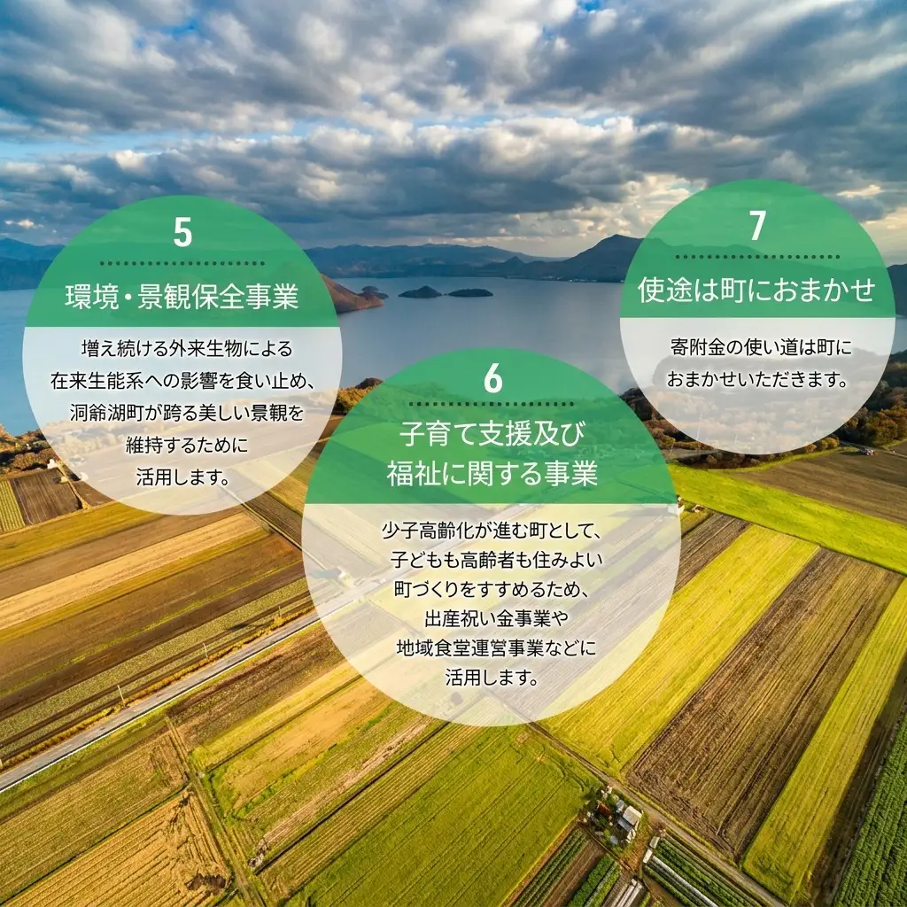 寄附 洞爺湖町 応援受付 返礼品なし 寄附【10,000円コース】