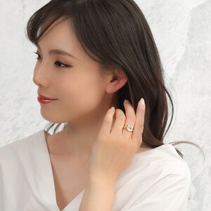 K18 馬蹄の指輪　26866