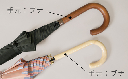【ふるさと納税限定A】槙田商店 高級長傘ペアセット(２本組)｜老舗の職人が作る上品な日本製晴雨兼用雨傘